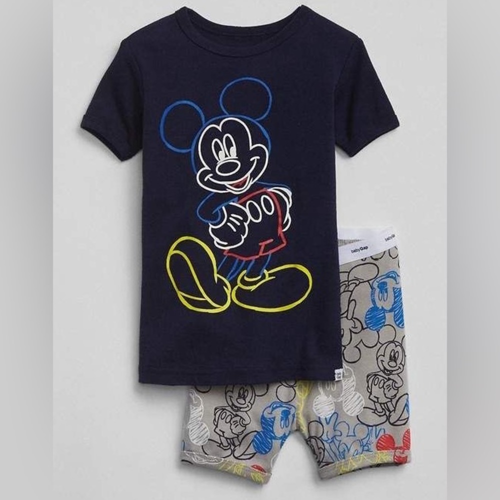 babyGap | Disney Mickey Mouse Shortie PJ Set - multiple sizes to match :)!